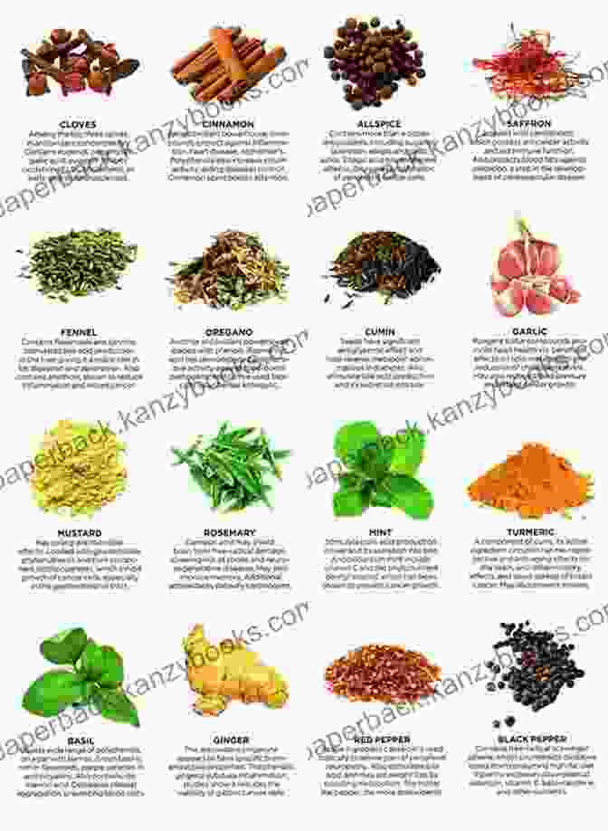 A Vibrant Illustration Of Various Herbs And Their Healing Properties. Herbal Medicine For Emotional Healing: 101 Natural Remedies For Anxiety Depression Sleep And More