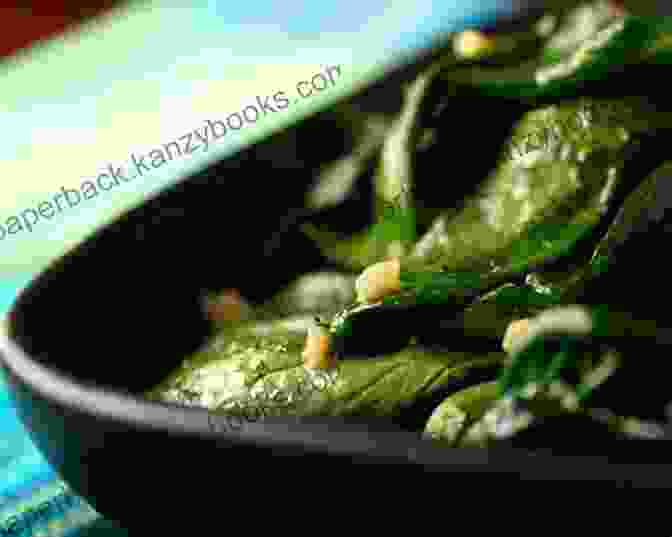 Sautéed Spinach With Garlic And Pine Nuts The Ultimate Seafood Dream: Swim In An Ocean Of 50 Seafood Recipes