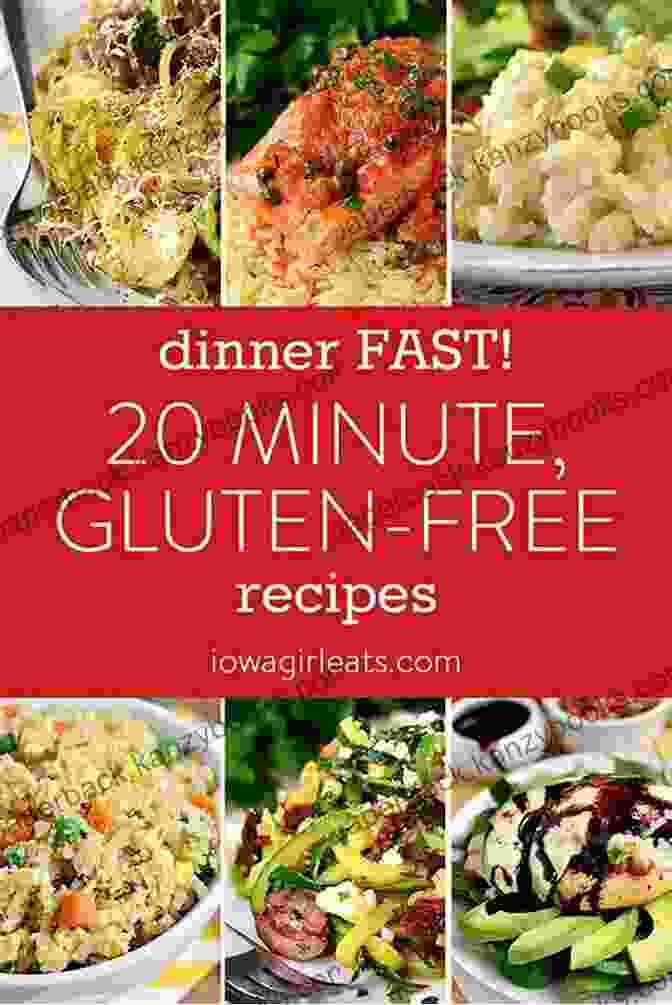 Step By Step Delicious Under 20 Minute Gluten Free Recipes For Busy People Cookbook Cover Gluten Free Secrets: Step By Step Delicious Under 20 Minute Gluten Free Recipes For Busy People